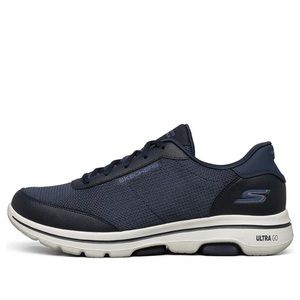 SKECHERS Men's GOwalk 5 Forging Walking Shoes, Navy Blue, Size 10